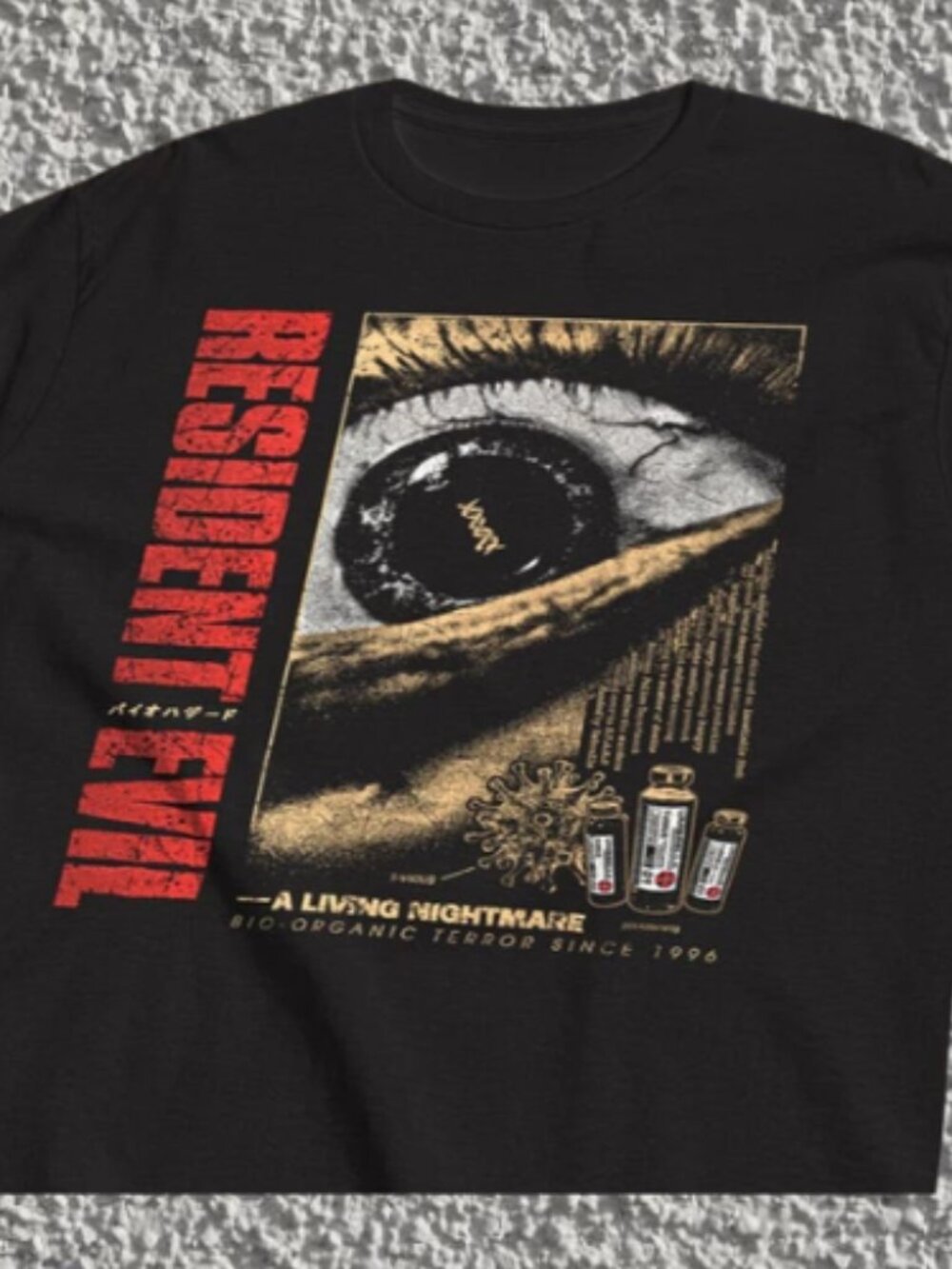 Resident Evil 1996 Umbrella Corp T-Shirt Horror Game Tee